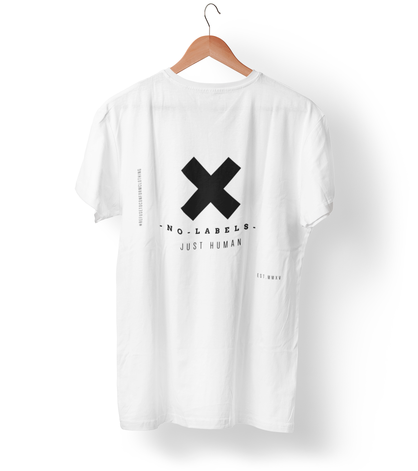 NO LABELS JUST HUMAN TEE – Refuse to Conform Clothing™